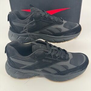 NEW Reebok Chaos Running Shoes MENS Black Lace Up Athletic Sneakers SIZE 10